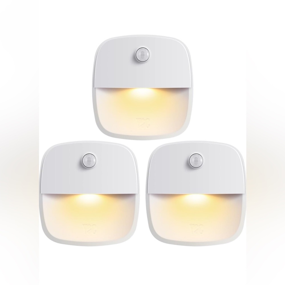 Cordless Stick-On indoor sensor LED Night Light (Warm White 2 pack)